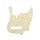 SISP-PG003 Sire Basses Genuine Spare Part pickguard for V-series 4-string PEARL WHITE