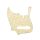 SISP-PG012 Sire Basses Genuine Spare Part pickguard for V-series 5-string left handed PEARL WHITE