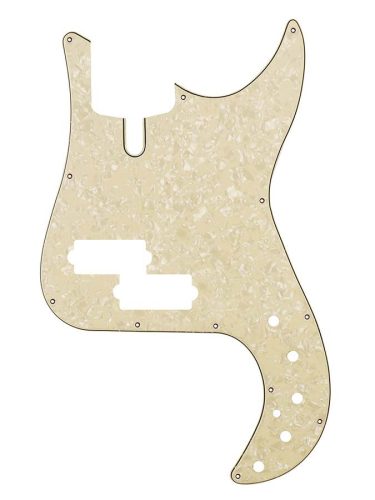 SISP-PG017 Sire Basses Genuine Spare Part pickguard for P-series 4-string PEARL WHITE