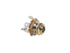 SJ-2-GD Boston  chassis connector jack, 6,3mm, 2-pole, M9, gold, thread in chrome