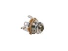 SJ-2 Boston  chassis connector jack, 6,3mm, 2-pole, M9,chrome