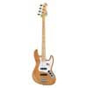 SJB/ALD/NA SX  J-style electric bass guitar, American alder, natural