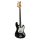 SJB62-BK SX Retro Series 62 vintage J-style electric bass guitar, 2x single coil pickup, with bag, black