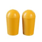 SK0040022 Allparts  switch tip, screw-on for USA toggle switches, amber, 2pcs