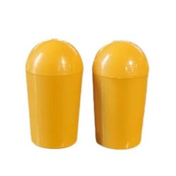   SK0040022 Allparts  switch tip, screw-on for USA toggle switches, amber, 2pcs