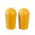 SK0040022 Allparts  switch tip, screw-on for USA toggle switches, amber, 2pcs