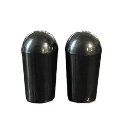   SK0040023 Allparts  switch tip, screw-on for USA toggle switches, black, 2pcs