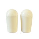 SK0040025 Allparts  switch tip, screw-on for USA toggle switches, white, 2pcs