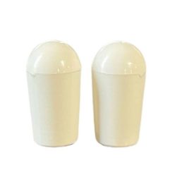   SK0040025 Allparts  switch tip, screw-on for USA toggle switches, white, 2pcs