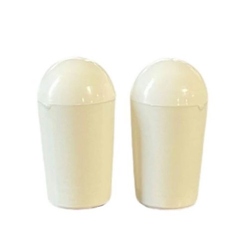 SK0040025 Allparts  switch tip, screw-on for USA toggle switches, white, 2pcs