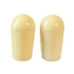   SK0040028 Allparts  switch tip, screw-on for USA toggle switches, cream, 2pcs