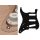 SL-113-TR Boston  pickguard, Stallion, standard, SSS, 3 pot holes, 3-5 switch, lefthanded, 1 ply, transparent