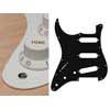 SL-113-W Boston  pickguard, Stallion, standard, SSS, 3 pot holes, 3-5 switch, lefthanded, 1 ply, white