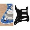 SL-213-POB Boston  pickguard, Stallion, standard, SSS, 3 pot holes, 3-5 switch, lefthanded, 2 ply, pearl ocean blue