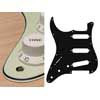 SL-313-M Boston  pickguard, Stallion, standard, SSS, 3 pot holes, 3-5 switch, lefthanded, 3 ply, mint green