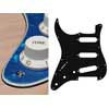 SL-313-PBU Boston  pickguard, Stallion, standard, SSS, 3 pot holes, 3-5 switch, lefthanded, 3 ply, pearl blue