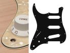 SL-313-PC Boston  pickguard, Stallion, standard, SSS, 3 pot holes, 3-5 switch, lefthanded, 3 ply, pearl cream