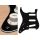 SL-413-B Boston  pickguard, Stallion, standard, SSS, 3 pot holes, 3-5 switch, lefthanded, 4 ply, black