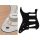 SL-413-PW Boston  pickguard, Stallion, standard, SSS, 3 pot holes, 3-5 switch, lefthanded, 4 ply, pearl white