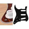 SL-413-T Boston  pickguard, Stallion, standard, SSS, 3 pot holes, 3-5 switch, lefthanded, 4 ply, tortoise