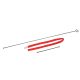 SLIDE-3-RD Slide-O-Mix  cleaning set for small/medium trombones (up to 13.34 mm. bore), rod, red toweling sheath and brush
