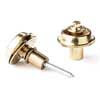 SLS1402 Dunlop  strap lock system with screws, flush mounted, brass