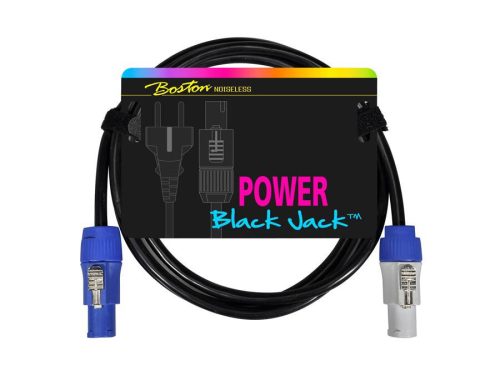 SM-600-5 Boston Black Jack power cable powerconnector to powerconnector, 3x 1,5mm2, 5 meter