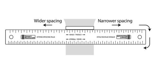 SM0673 StewMac  string spacing rule
