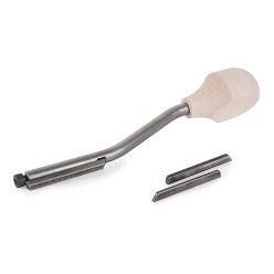   SM0685 StewMac  Gurian three-in-one fret file, file handle with 3 burrs