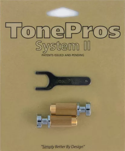 SM1-CH TonePros  SM1 locking studs, metric/for import guitars, chrome