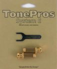 SM1-G TonePros  SM1 locking studs, metric/for import guitars, gold