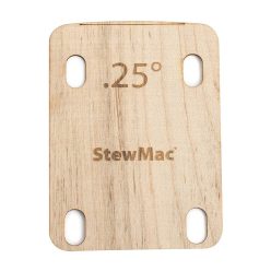   SM2135-025 StewMac  neck shim 0.25 degree shaped for electric bolt-on neck guitar