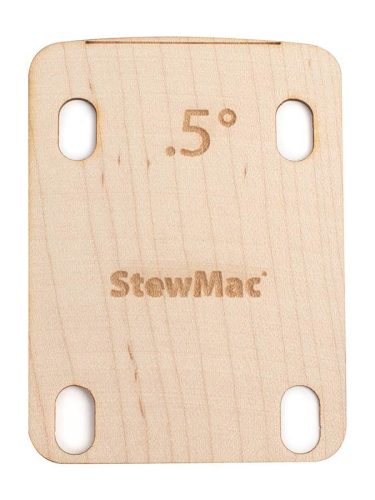 SM2135-050 StewMac  neck shim 0.50 degree shaped for electric bolt-on neck guitar