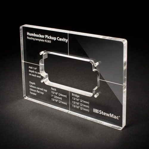 SM2263 StewMac  pickup routing template for humbucker, body rout