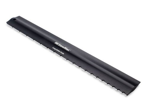 SM4013 StewMac  2-in-1 precision + notched straightedge for long scale (25.3"- 25.5") guitar