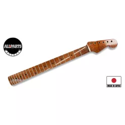   SMNFCRF Allparts Select limited edition VIN-MOD replacement neck for Stratocaster, AAA+ roasted flamed maple, nitro finish