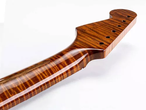 SMNFCRF Allparts Select limited edition VIN-MOD replacement neck for Stratocaster, AAA+ roasted flamed maple, nitro finish
