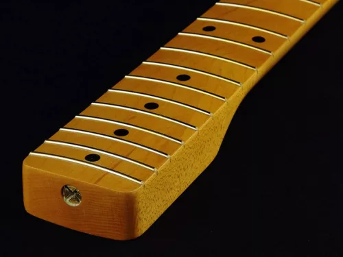 SMNFV Allparts  neck for Stratocaster®, profile V, maple, 7,25", 21 frets, vintage tinted nitrocellulose finish