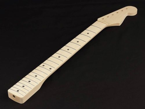 SMO21 Allparts  neck for Stratocaster®, maple fretboard, 7,25" radius, 21 vintage frets, sanded/unfinished