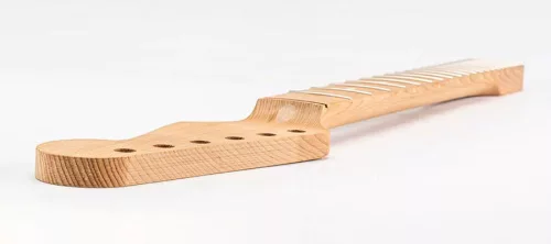 SMOCRQ Allparts Select limited edition VIN-MOD replacement neck for Stratocaster, quartersawn roasted maple, unfinished