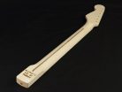 SMOC Allparts  neck for Stratocaster®, C profile, maple fretboard, 10" radius, 21 tall frets, sanded/unfinished