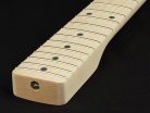 SMOC Allparts  neck for Stratocaster®, C profile, maple fretboard, 10" radius, 21 tall frets, sanded/unfinished