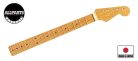 SMOFATRF Allparts Select limited edition VIN-MOD replacement neck for Stratocaster, AAA+ roasted flamed maple,  chunky C shape, unfinished