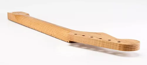 SMOFATRF Allparts Select limited edition VIN-MOD replacement neck for Stratocaster, AAA+ roasted flamed maple,  chunky C shape, unfinished