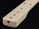 SMOFAT Allparts  neck for Stratocaster®, chunky, maple fretboard, 9,5" radius, 21 tall frets, sanded/unfinished