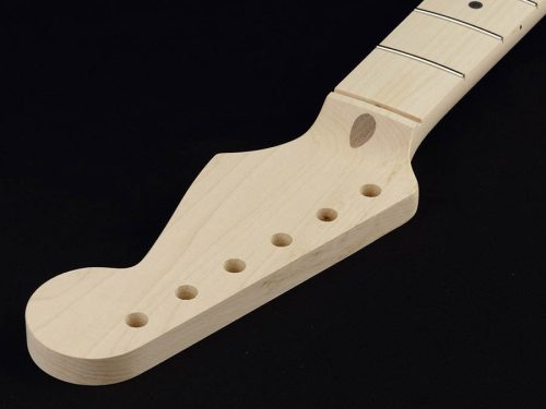 SMOFAT Allparts  neck for Stratocaster®, chunky, maple fretboard, 9,5" radius, 21 tall frets, sanded/unfinished
