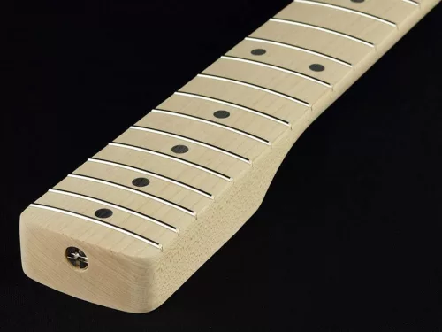 SMOV Allparts  neck for Stratocaster®, profile V, maple fretboard, 7,25", 21 vintage frets, sanded/unfinished