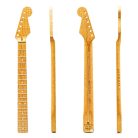 SMOWRF Allparts Select limited edition Ultra-MOD replacement neck for Stratocaster, AAA+ roasted flamed maple, maple fretboard, unfinished