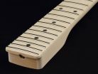 SMO Allparts  neck for Stratocaster®, maple fretboard, 12" radius, 22 jumbo frets, sanded/unfinished