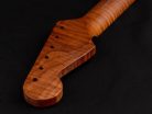 SMTFCRF Allparts  neck for Stratocaster®, tempered flamed maple, 10" radius, 21 tall frets, thin semi-gloss finish